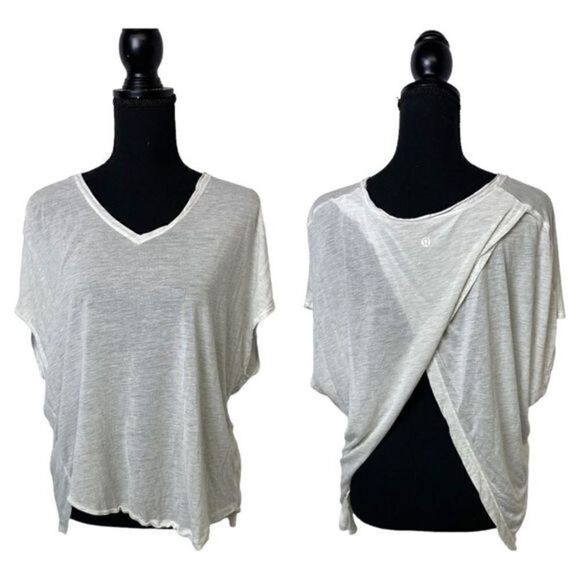 #165 LULULEMON sheer open back loose fit top - Picture 1 of 7
